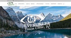 Desktop Screenshot of evergreenvision.com